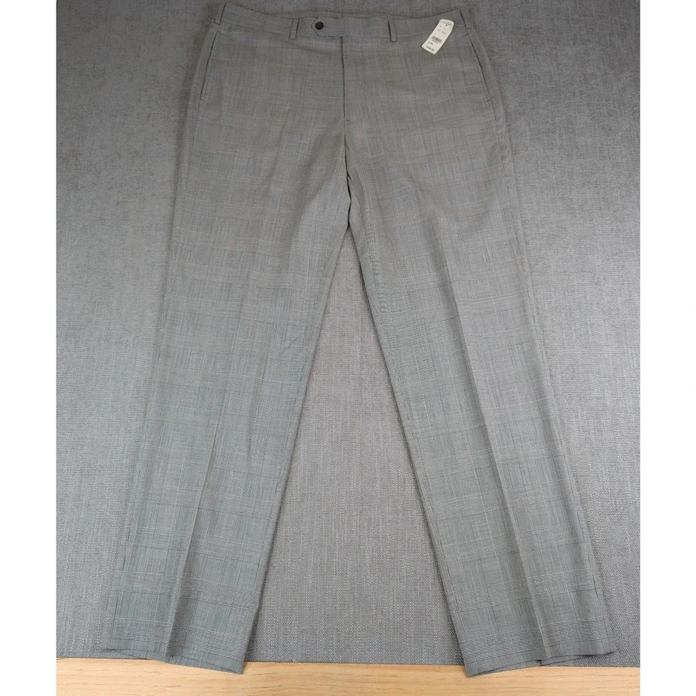 Brooks Brothers Pants Mens 40x34 Glen Plaid Madison Trousers Brookscool Wool NWT
